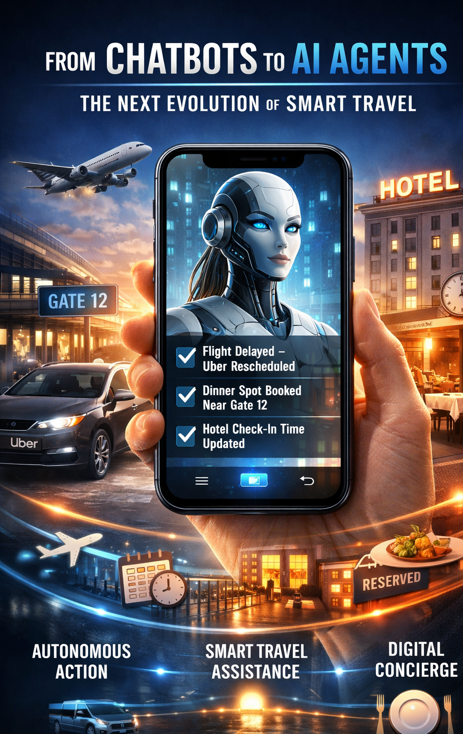 From Chatbots to AI Agents: The Next Evolution of Smart Travel