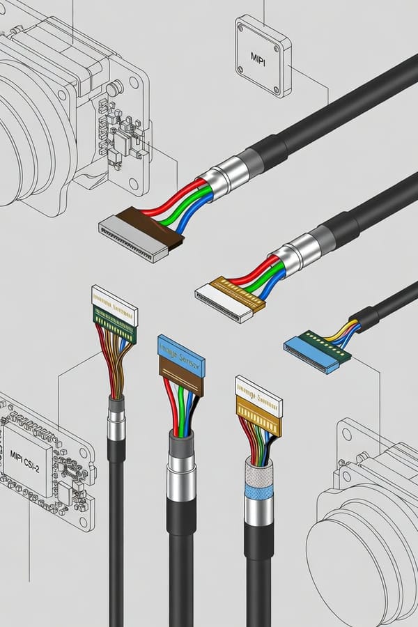 Shielded FFCs in MIPI D-PHY Camera Pipelines